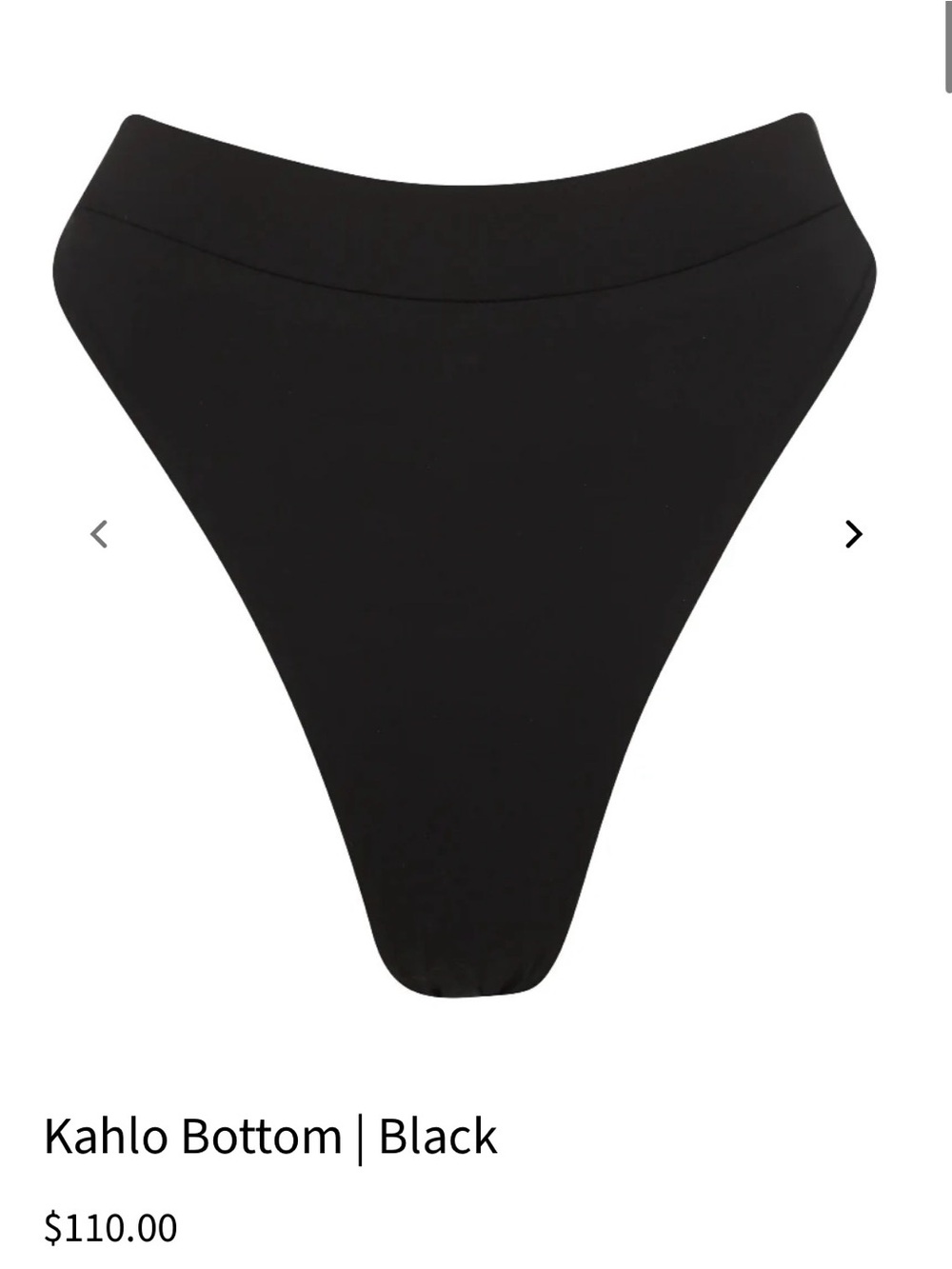 New MYRA SWIM Khalo Black Bikini